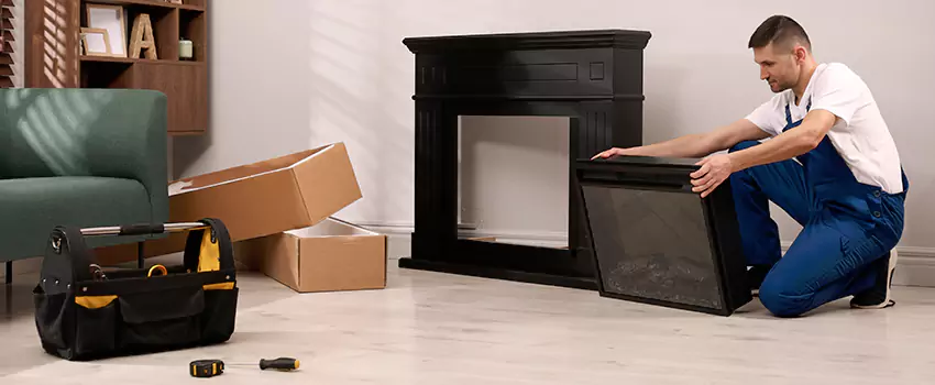 Old Rusted Metal Fireplace Repair And Replacement in Brentwood, TN